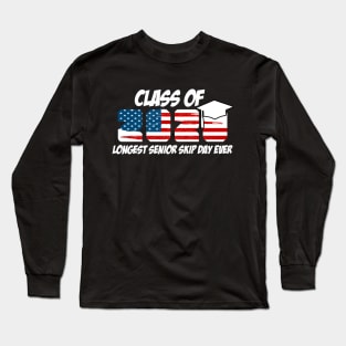 Class Of 2020 Collegiate Longest Senior Skip Day Ever Long Sleeve T-Shirt